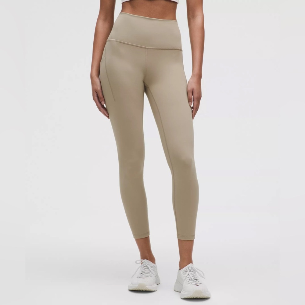 Lululemon High-Waisted Tan Leggings